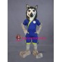 Football Husky Dog Mascot Costume