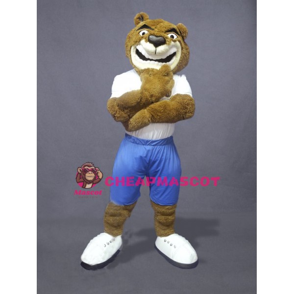 Confident Bear Mascot Costume