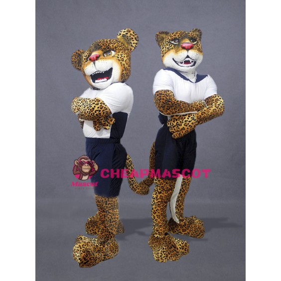 Single Power Jaguar Mascot Costume