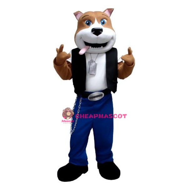 Cool Dog Mascot Costume