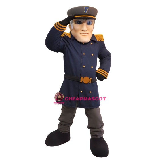 Admiral Dave Mascot Costume