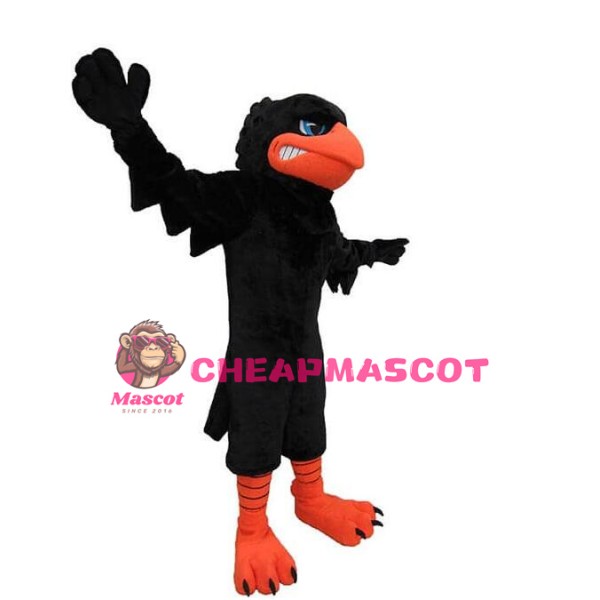 Black Crow Mascot Costume