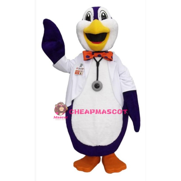 Doctor Penguin Mascot Costume