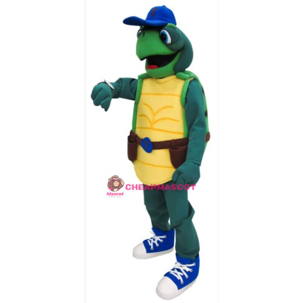 Tanner Turtle Mascot Costume