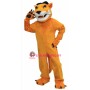 Brown Cougar Mascot Costume
