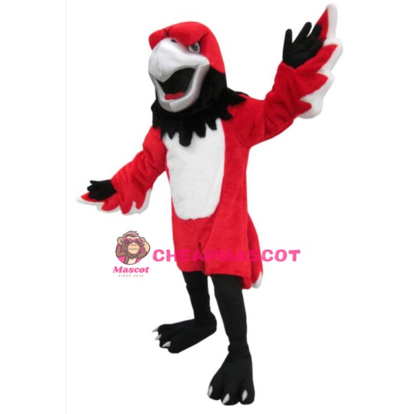 Red Fierce Bird Mascot Costume