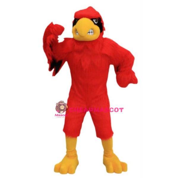 Red Fierce Cardinal Mascot Costume