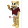 Happy Wildcat Mascot Costume