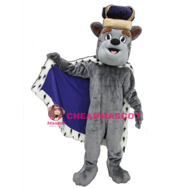 King Duke Dog Mascot Costume