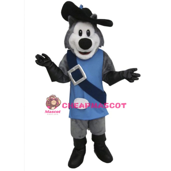 Cute Husky Dog Mascot Costume