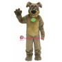 Cute Brown Dog Mascot Costume