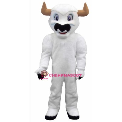 White Buffalo Mascot Costume