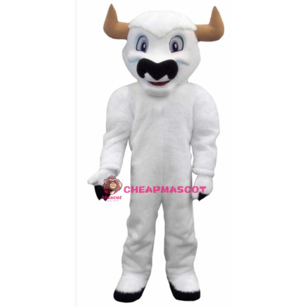 White Buffalo Mascot Costume
