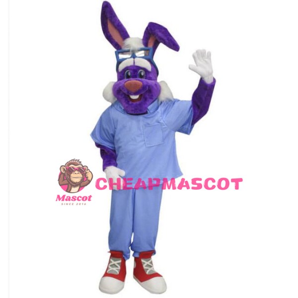 Dr Rabbit Mascot Costume