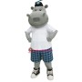 Sunny Hippo Mascot Costume