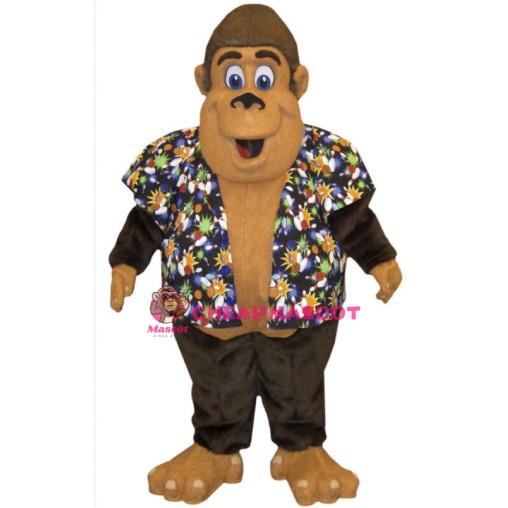 Happy Gorilla Mascot Costume