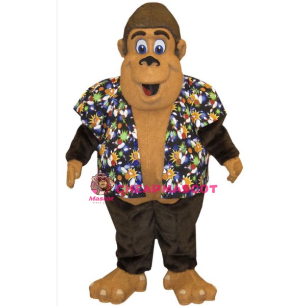 Happy Gorilla Mascot Costume