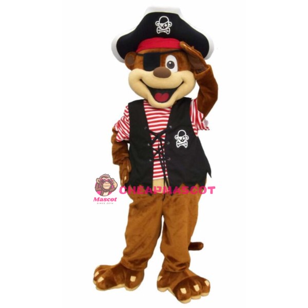 Pirate Monkey Mascot Costume