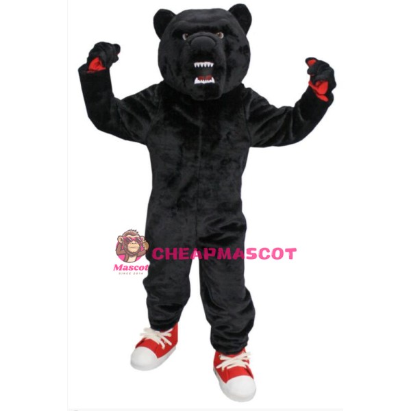 High School Black Bear Mascot Costume