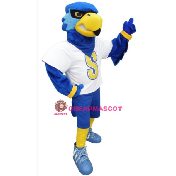 Sport Blue Bird Mascot Costume
