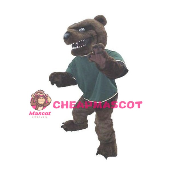 Fierce Brown Bear Mascot Costume