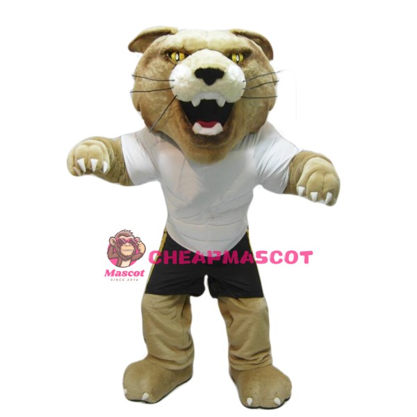 Fierce Wildcat Mascot Costume