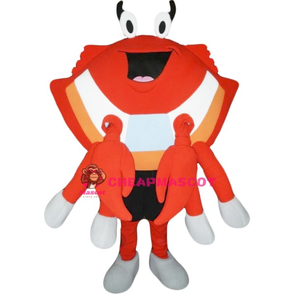 Cute Crab Mascot Costume 