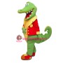Happy Alligator Mascot Costume