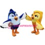 College Blue and Yellow Bird Mascot Costume