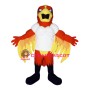 Red Power Fierce Bird Mascot Costume