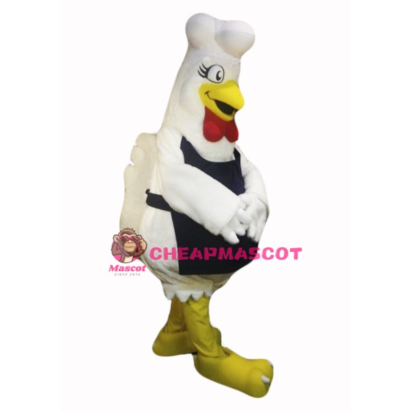 White Chicken Mascot Costume