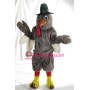 Grey Turkey Mascot Costume