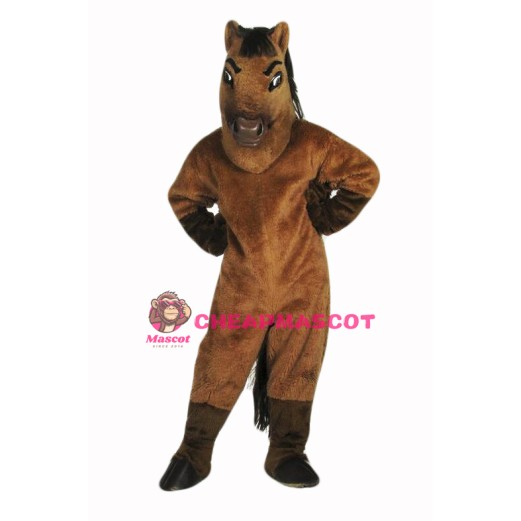 Brown Horse Mascot Costume