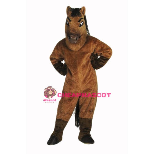 Brown Horse Mascot Costume