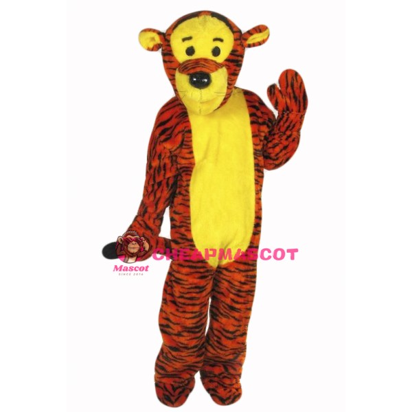 Bouncy Tiger Mascot Costume