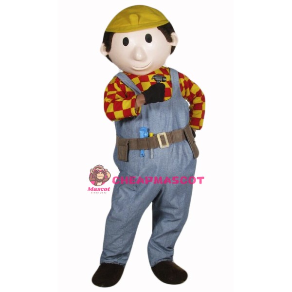 Builder Buddy Mascot Costume