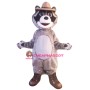 Grey Raccoon Mascot Costume
