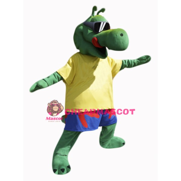 Cool Alligator Mascot Costume