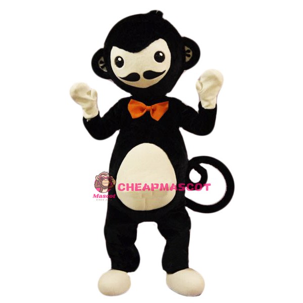 Cute Black Monkey Mascot Costume