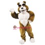 Power Muscular Bulldog Mascot Costume