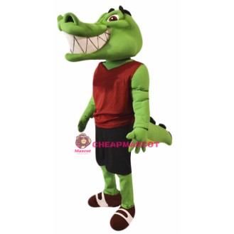 College Crocodile Mascot Costume