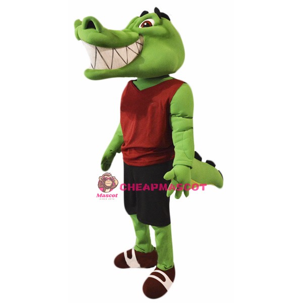 College Crocodile Mascot Costume