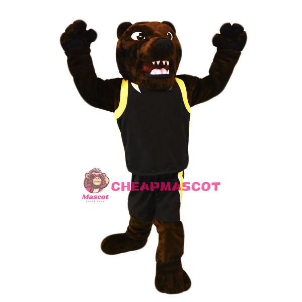 Fierce Brown Bear Mascot Costume