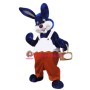 Blue & White Rabbit Mascot Costume
