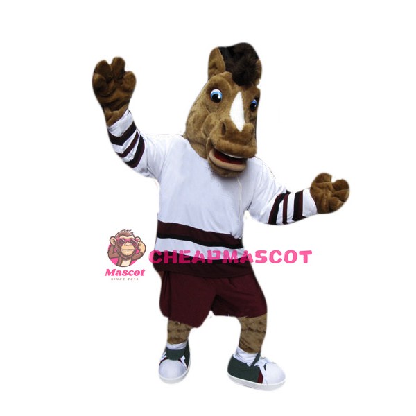 Sport College Horse Mascot Costume