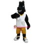Sport Black Horse Mascot Costume
