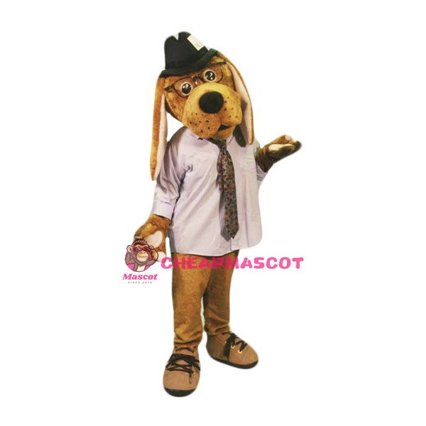 Brown Dog Mascot Costume
