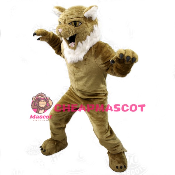 College Fierce Wildcat Mascot Costume