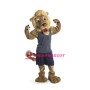 College Happy Lion Mascot Costume