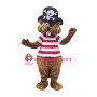Pirate Beaver Mascot Costume